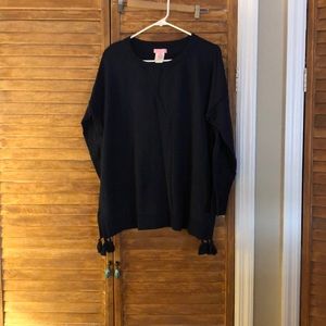 Navy blue Lilly Pulitzer tunic sweater